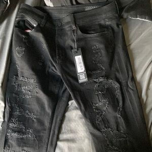 Black Stacked rock start original jeans.     Size:35
